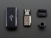 USB DIY Slim Connector Shell - Mini-B Plug