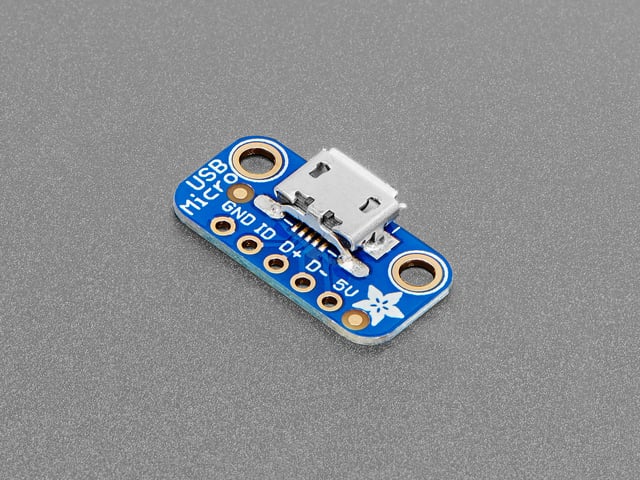 USB Micro-B Breakout Board