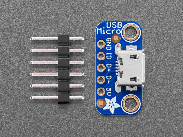 USB Micro-B Breakout Board