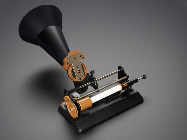 Edison Wax Candle Cylinder Phonograph Kit by Gakken