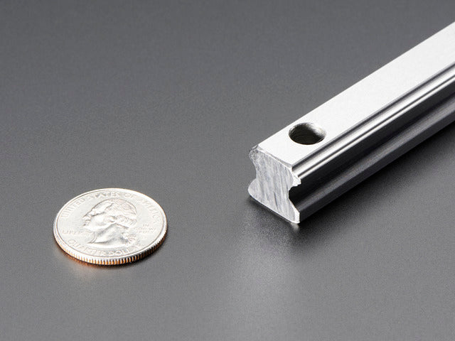 Linear Bearing Supported Slide Rail - 15mm wide - 500mm long