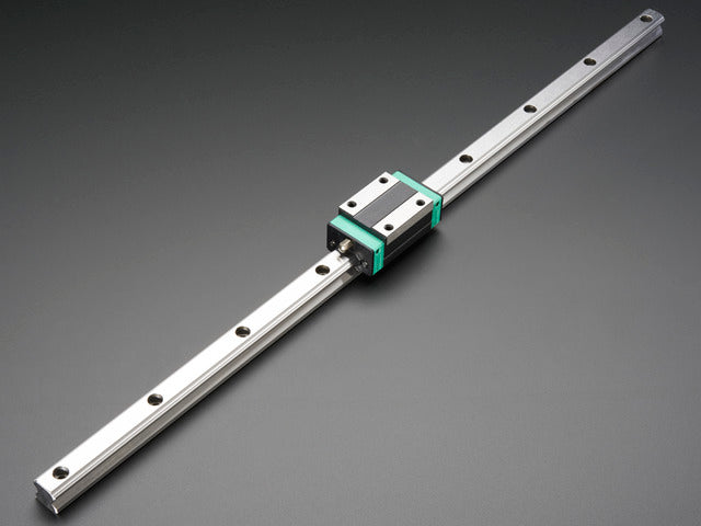 Linear Bearing Supported Slide Rail - 15mm wide - 500mm long