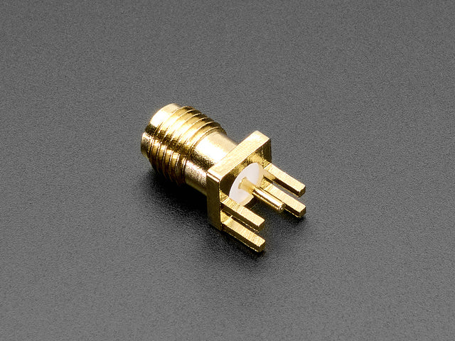 Edge-Launch SMA Connector for 1.6mm / 0.062" Thick PCBs