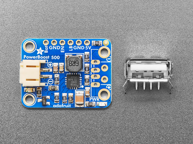 PowerBoost 500 Basic - 5V USB Boost @ 500mA from 1.8V+