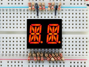 Dual Alphanumeric Display - Red 0.54" Digit Height - Pack of 2