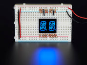 Dual Alphanumeric Display - Blue 0.54" Digit Height - Pack of 2