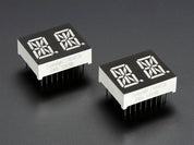 Dual Alphanumeric Display - Blue 0.54" Digit Height - Pack of 2