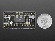 Quad Alphanumeric Display - Red 0.54" Digits w/ I2C Backpack