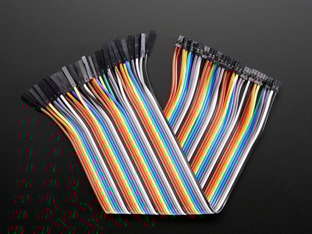 Female-Female 2.54 to 2.0mm Jumper Wires x 40