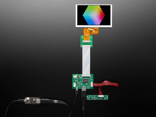 HDMI 4 Pi: 5" Display (no Touch) w/Mini Driver - 800x480 HDMI