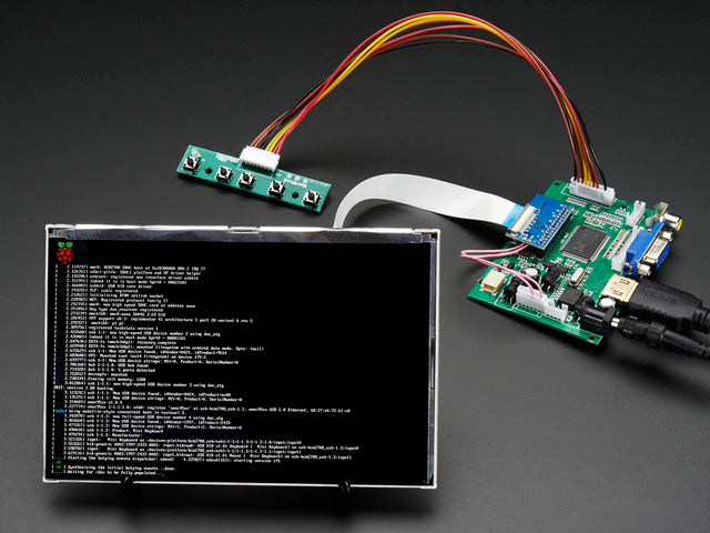 HDMI 4 Pi: 7" Display 1280x800 IPS - HDMI/VGA/NTSC/PAL