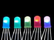NeoPixel Diffused 5mm Through-Hole LED - 5 Pack