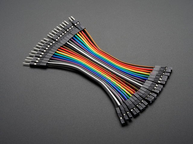Premium Female/Male 'Extension' Jumper Wires - 20 x 3"