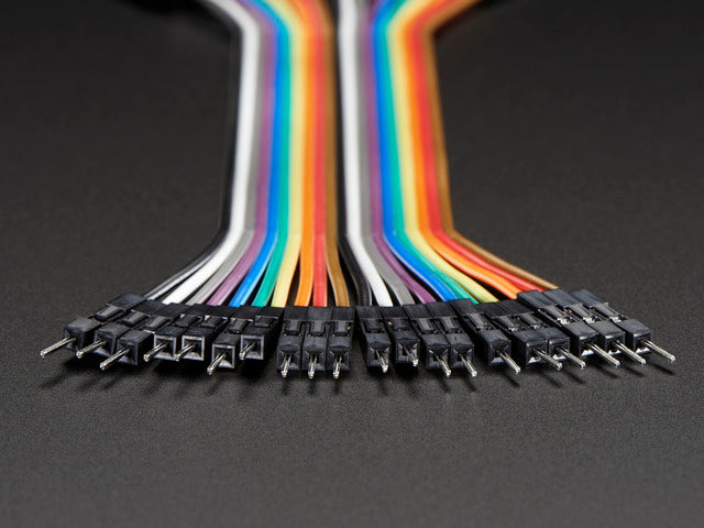 Premium Female/Male 'Extension' Jumper Wires - 20 x 6"