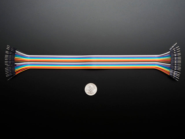 Premium Male/Male Jumper Wires - 20 x 12" (300mm)