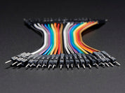 Premium Male/Male Jumper Wires - 20 x 3" (75mm)
