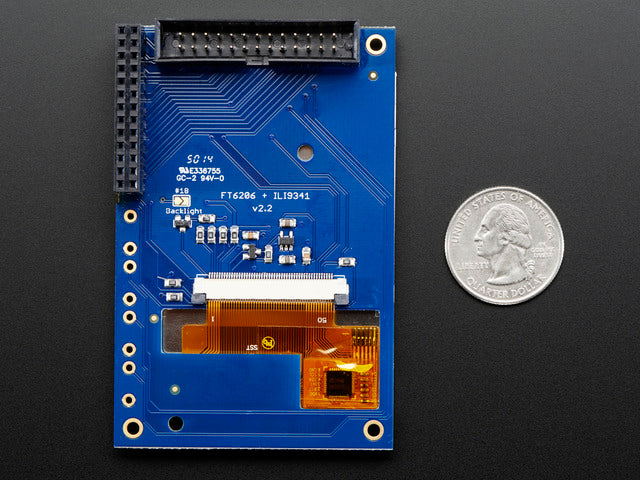 PiTFT 2.8" TFT 320x240 + Capacitive Touchscreen for Raspberry Pi