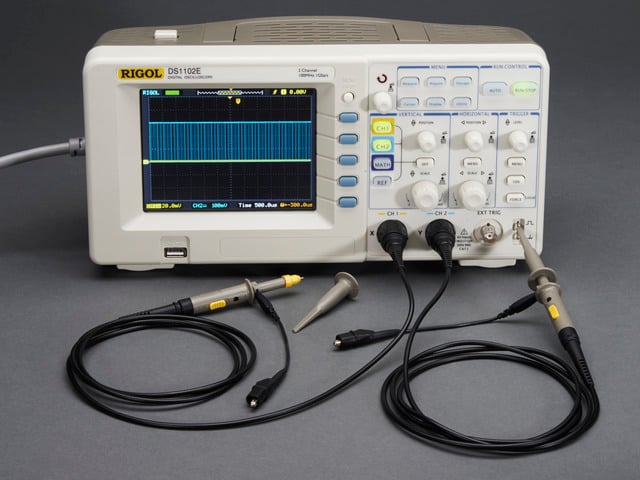 1 GS/s 100MHz Digital Storage Oscilloscope + Extras - DS1102E