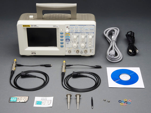 1 GS/s 100MHz Digital Storage Oscilloscope + Extras - DS1102E