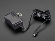 5V 2.5A Switching Power Supply with 20AWG MicroUSB Cable