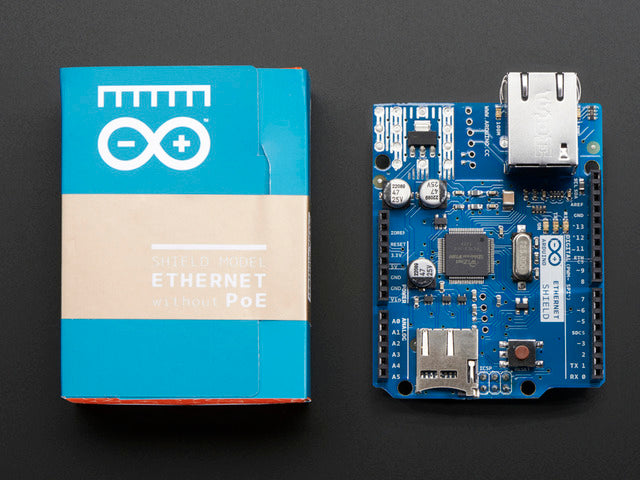 Arduino Ethernet shield R3 with micro SD connector - Assembled