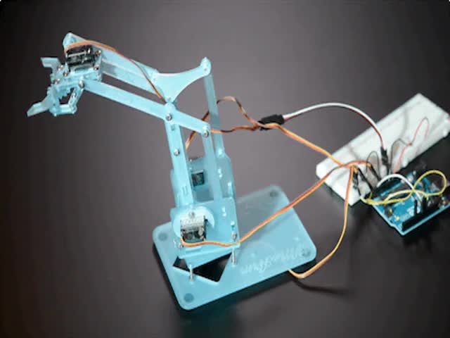 Phenoptix MeArm Pocket Sized Robot Arm Kit - Powder Blue v0.4