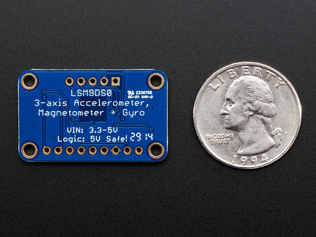 Adafruit 9-DOF Accel/Mag/Gyro+Temp Breakout Board - LSM9DS0