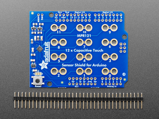 Adafruit 12 x Capacitive Touch Shield for Arduino - MPR121