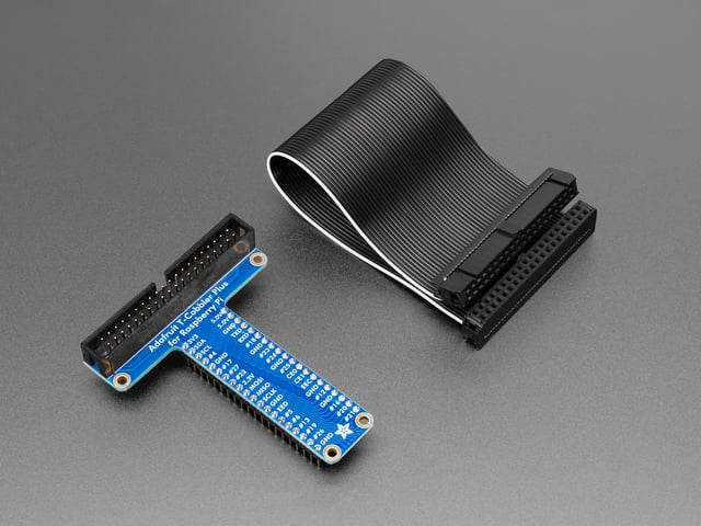 Assembled Pi T-Cobbler Plus - GPIO Breakout