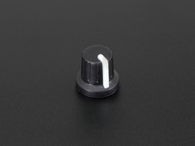 Potentiometer Knob - Soft Touch T18 - White