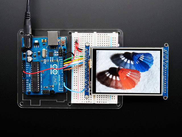 3.5" TFT 320x480 + Touchscreen Breakout Board w/MicroSD Socket