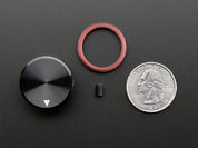 Solid Machined Metal Knob - 1" Diameter
