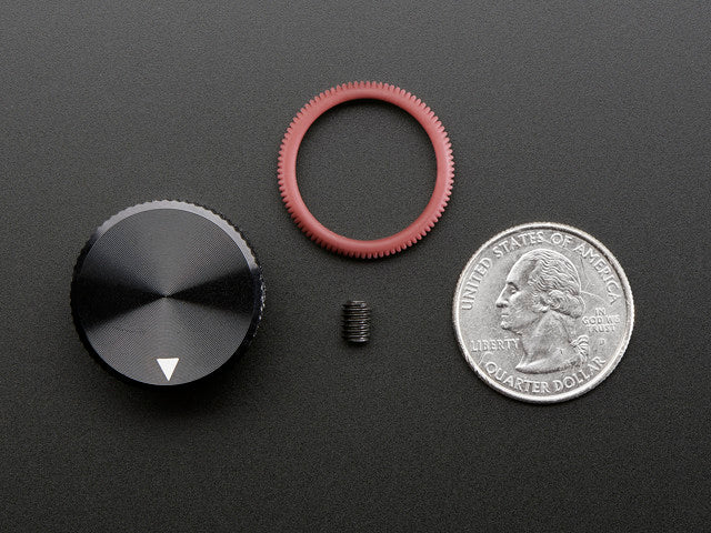 Solid Machined Metal Knob - 1" Diameter