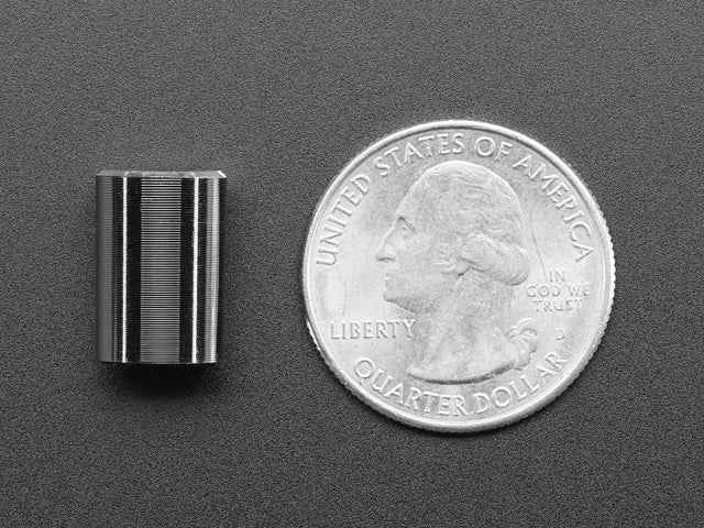 Slim Metal Potentiometer Knob - 10mm Diameter x 15mm - T18