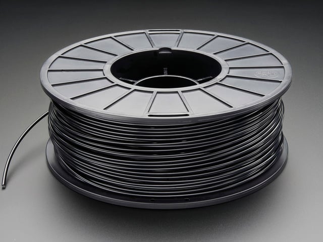 ABS Filament for 3D Printers - 1.75mm Diameter - Black - 1KG