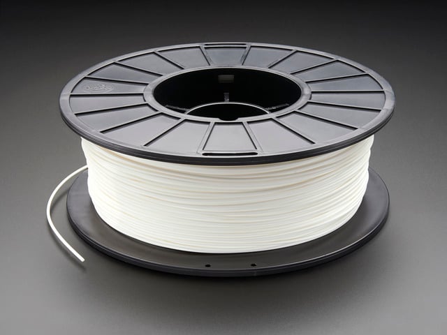 PLA Filament for 3D Printers - 1.75mm Diameter - White - 1KG