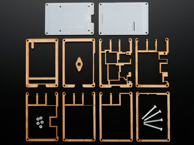 Timber Pibow - Enclosure for Raspberry Pi Model B+ Computers