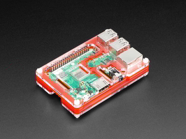 Pibow Coupé - Enclosure for Raspberry Pi 2 / B+ / Pi 3 / Pi 3 B