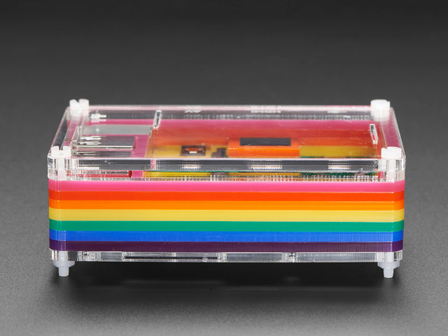 Rainbow Pibow - Enclosure for Raspberry Pi 2 / Model B+/ Pi 3