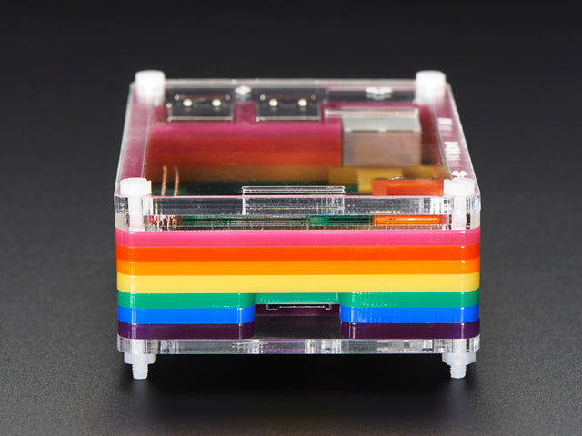 Rainbow Pibow - Enclosure for Raspberry Pi 2 / Model B+/ Pi 3