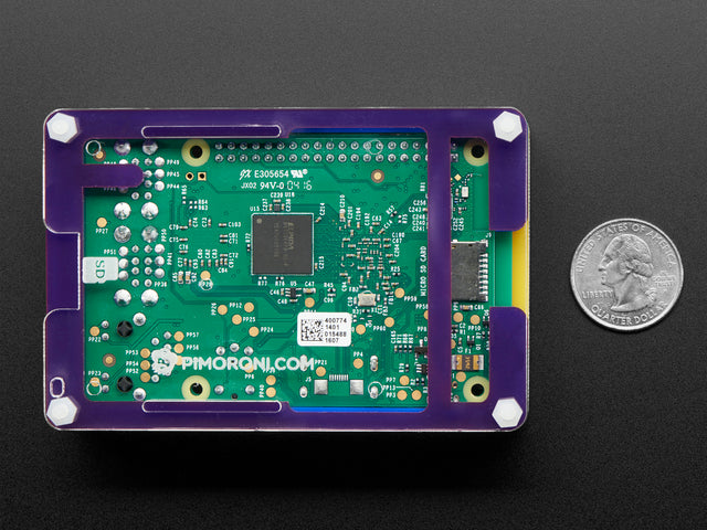 Rainbow Pibow - Enclosure for Raspberry Pi 2 / Model B+/ Pi 3