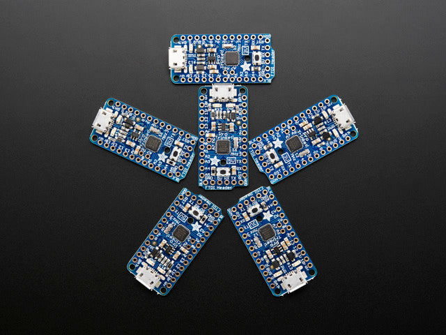 Adafruit Pro Trinket 6-Pack - 3 x 3V and 3 x 5V Trinkets