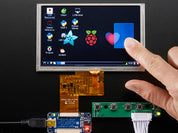 HDMI 4 Pi: 5" Display (w/Touch) 800x480 - HDMI/VGA/NTSC/PAL