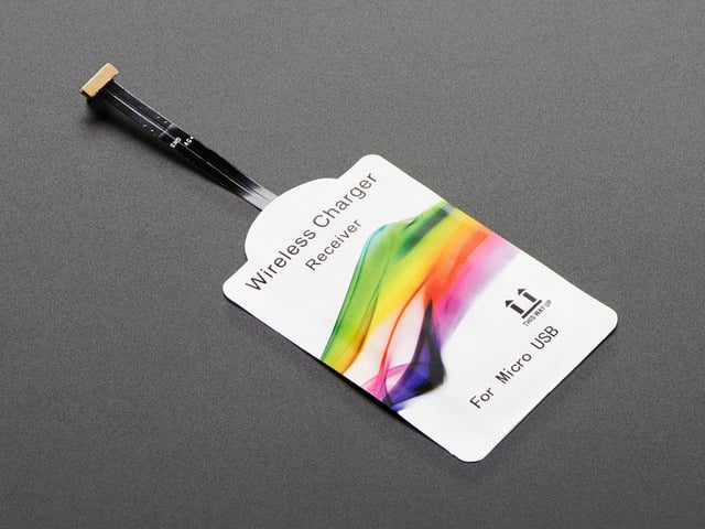 Universal Qi Wireless Charging Module - 40mm Reverse MicroUSB