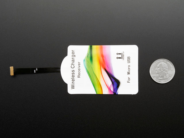 Universal Qi Wireless Charging Module - 40mm Reverse MicroUSB