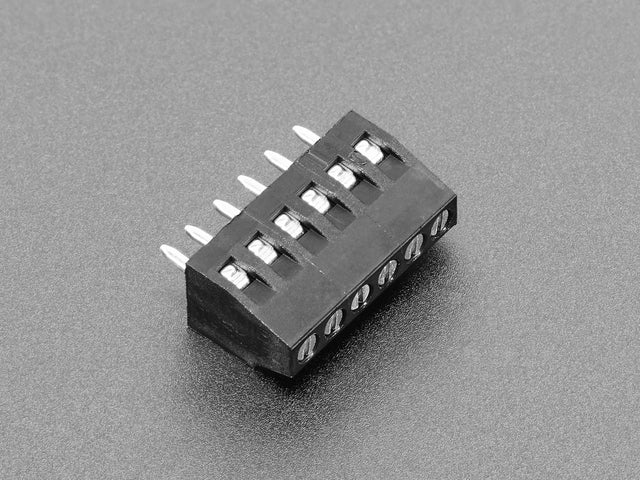 2.54mm/0.1" Pitch Terminal Block - 6-pin