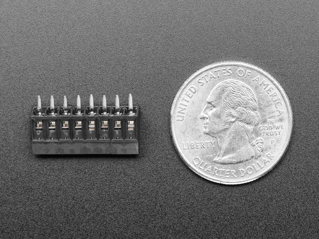 2.54mm/0.1" Pitch Terminal Block - 8-pin