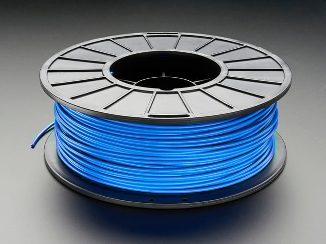 PLA Filament for 3D Printers - 3mm Diameter - Blue - 1KG