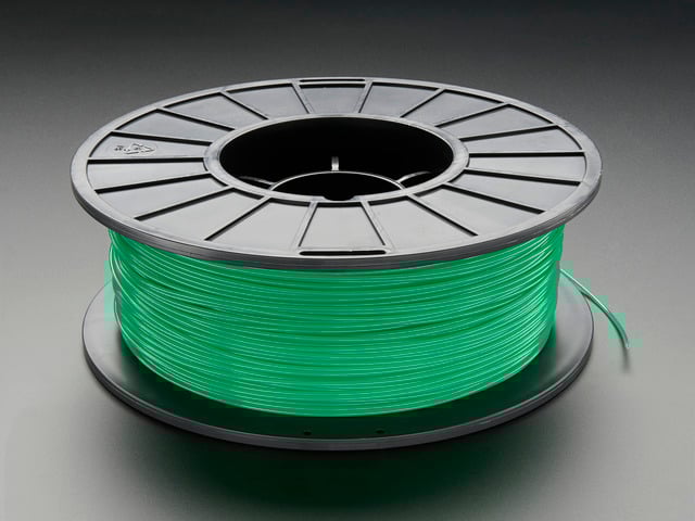 PLA Filament for 3D Printers - 1.75mm Diameter - Green - 1KG