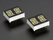 Dual Alphanumeric Display - White 0.54" Digit Height - Pack of 2